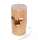Disney Parks Homestead Mickey Icon Usb Desk Light Up Wooden Lamp New In Box