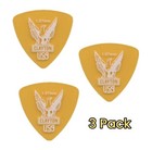 Clayton Ultem Gold Rounded Triangle Picks  1 07mm  3 Picks