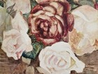 Antique Picture Victorian Painting Roses Watercolour Vintage