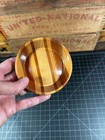 Vintage New Zealand Timber Souvenir Bowl Sovereign Woodworkers 3  Native Wood