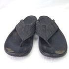 Adidas Adilette Sports Flip Flop Black Sandals Thongs Slides Shoes Mens Size 7