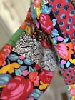 Vintage 70   s   80   s90   s Women Two Piece Set Top Pants  Hippie Patchwork Artsy Xl