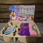 V smile Vtech Pink Tv Learning System Console No Controllers  5 Games With Box