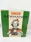 Vtg Singer Sewhandy Sewing Machine  Model 20 Child Toy s Booklet W Box   Clamp