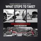 Heavy Duty Automotive Booster Jumper Cables 1 Gauge 25 Feet For Car Suv   Trucks