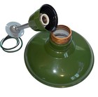 1940s Appleton 14  Shallow Porcelain Industrial Green Barn Ul Light Vintage A