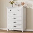 41 3  Tall 5-drawer Dresser Freestanding Chests Of Drawers Vertical Storage Us