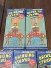Vtg Sweetheart Mother Goose Drinking Straws Mixed Lot Of 5 Mother Hubbard