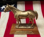 Vintage 1977 American Quarter Horse Trophy Figural Topper 10  Ladiesburg md  2 9