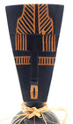 Vintage Hand Carved Tribal African 15  Figure Sculpture Ghana Africa