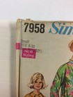 1968 Simplicity 7958 Vintage Sewing Pattern Women Jiffy Robe 2 Lengths Size 8 10