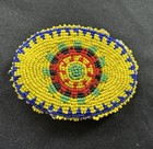 Native American Indian Hand Beaded Artisan Made Vibrant Sun Traditional Stunning