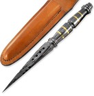 Damascus Steel Kriss Dagger Hunting Knife Tri-edge Knife Blade-daga Full Tang