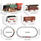 Remote Control Train Set W smoke sound light rc Train Toy Christmas Gift For Kid
