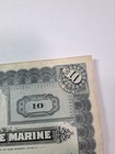 Vintage 1928 International Mercantile Marine Company 10 Shares Stock Certificate