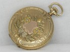 Rare 12s Mint State Elgin Solid 14k Multi-color Bird   Floral Hunter s Case 