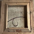 Ornate Gold Brown Victorian Style Wood Metal Photo Frame 24x27in Hanging Used