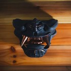 Oni Katana Mask Wall Holder Wall Mounted Rack Japanese Black Samuraisword Displa