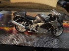 Maisto Suzuki Gsx1300r Hayabusa 1 18 Die-cast Motorcycle Model     Silver black