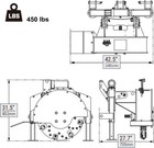 Mechmaxx 3-point Pto Stump Grinder For 15-45hp Tractor  24   Flywheel Dia  Sg24