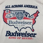 Budweiser King Of Beer White T-shirt Size Large