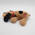 Tonka Pound Puppy Brown Black Spots 1986 Dog Plush Toy