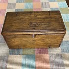 Vtg antique Beautiful 1889 Oak Wood Singer Sewing Fold Out Puzzle Box