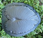 Large Leaf Stepping Stone Mold Concrete Plaster Pathway Mould 19  X 16  X 1 5 