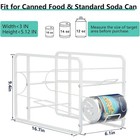 4 Packs Can Rack For 12oz Standard Soda Can stackable Beverage Storage Organizer