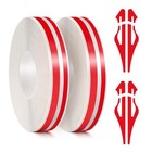 2 Rolls 32ft Red Vinyl Pinstripe Tape For Car Truck Suv Motorcycle Boat Golf Car