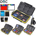 Memory Card Case Holder Storage For Sd Micro Sd Cf Tf Cards Water Resistant 