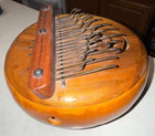7 5  Kalimba Thumb Piano Black Walnut Top Gourd Base 20 Keys G Major