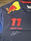 Sergio Perez Signed F1 Shirt Oracle Red Bull Castore Beckett Coa