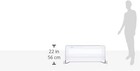 Regalo Swing Down Safety Bed Rail Guard Hide Away For Kids Baby 43 X 20 Inches