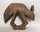 East African Zoomorphic Wood Headrest Bovine Animal Form Tribal Kenya Ethiopia