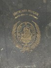 Antique 1883 Leather Bound French Book  le Monde Mineral 