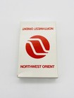 Vintage Northwest Orient Airlines Sealed Bridge Playing Cards Advertising Nos