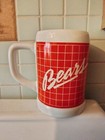 Vintage 1980s Chicago Bears Ceramic Papel Stein Coffee Mug Nfl Official Product 