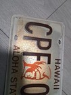 Vintage Hawaii Aloha State   License Plate    Cpf 010 