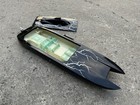 36  Rc Frp Silver Fox Catamaran Bare Rc Racing Boat Fiberglass Hull - Used 