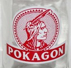 Vintage Acl Soda Pop Bottle Pokagon Red And White Indian Pic 1967 Angola Indiana