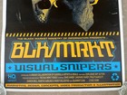 Rare Shepard Fairey Blk mrkt 1998 Print Poster Obey Giant Visual Snipers Banksy