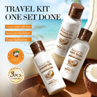 Coconut Oil Bath Set  shampoo   Conditioner   Body Wash  - 3-piece Hydrating Col