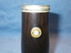 Vintage 66mm Wood Bb Clarinet Barrel W contact Microphone Port - No Cracks