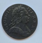 1773 Great Britain Half Penny Coin George Iii