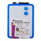 Framed Magnetic Dry Erase Board With Marker   Magnets Assorted Colors 8 5 x11 
