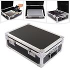 Aluminum Hard Case Briefcase Toolbox Storage Box Tool Case Black Carrying Case