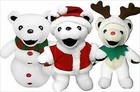 Grateful Dead Bean Bear Kringle Rudolph Red Jack Snow Plush Christmas Doll Plush