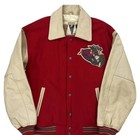 Vintage Avirex Usa The Holy Grail Varsity Red Real Cowhide New Leather Jacket