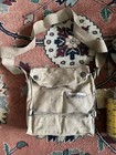 Vintage Military Gas Mask Bag Ww1 Rare Antique
